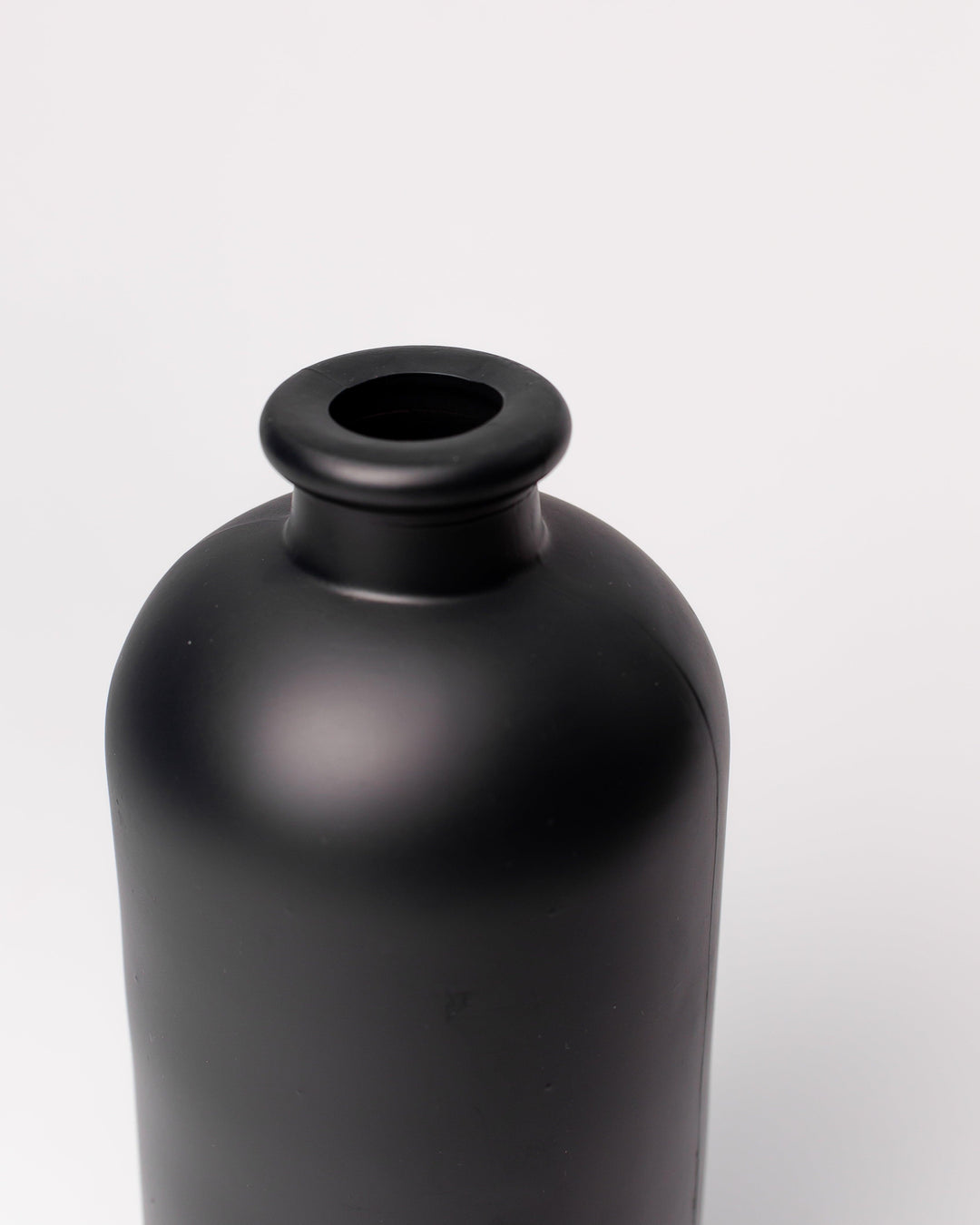 NOVA GLASS VASE - MATT BLACK - Decovasse